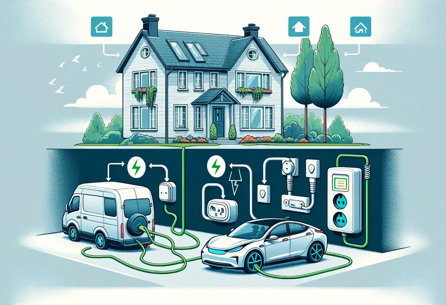 Solutions de Recharge à Domicile pour Véhicules Électriques et Hybrides Rechargeables